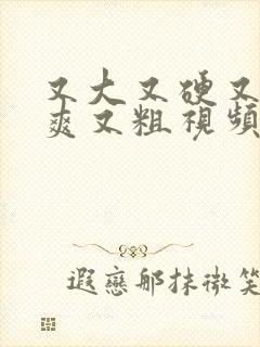 又大又硬又长又爽又粗视频