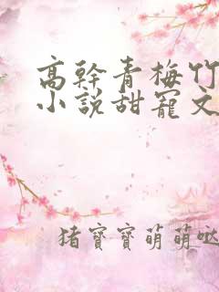 高干青梅竹马的小说甜宠文