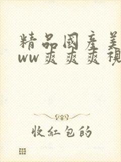 精品国产美女www爽爽爽视频