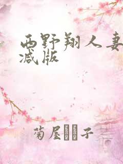 西野翔人妻未删减版