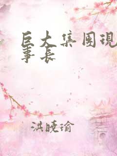 巨大集团现任董事长