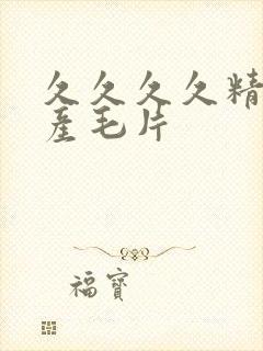 久久久久精品国产毛片