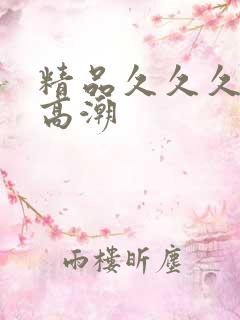 精品久久久国产高潮