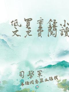 低买实录小说全文免费阅读最新章节