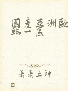 国产亚洲欧美日韩一区