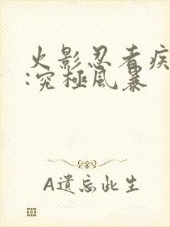 火影忍者疾风传:究极风暴