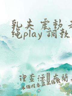 乳夹 震动 走绳play 调教