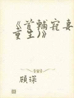 《首辅宠妻录(重生)》