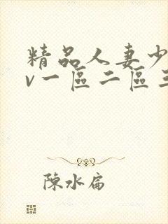 精品人妻少妇av一区二区三区