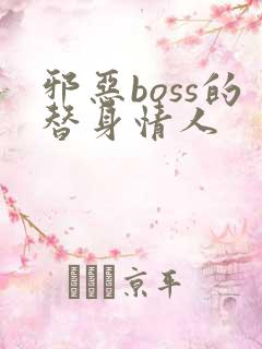 邪恶boss的替身情人