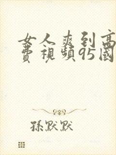 女人爽到高潮免费视频95国产