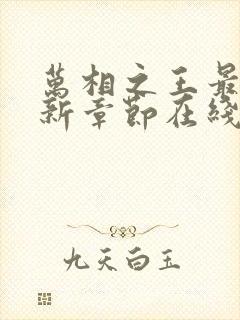 万相之王最新更新章节在线阅读