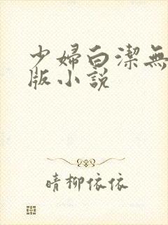 少妇白洁无删减版小说