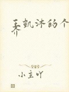 王凯沐的个人简介