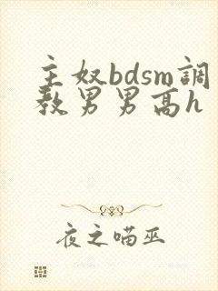 主奴bdsm调教男男高h