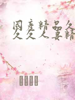 国产精品久久久久久人妻精品