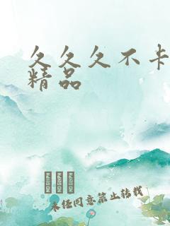 久久久不卡国产精品