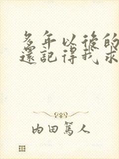 多年以后的我谁还记得我求歌名