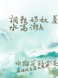 调教奶奴羞辱喷水高潮h