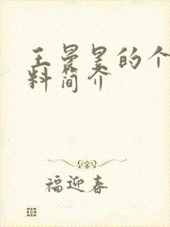 王曼昱的个人资料简介