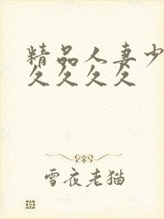 精品人妻少妇久久久久久