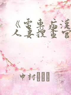 《电车痴汉》《人妻搜查官》