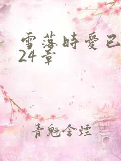 雪落时爱已落幕24章