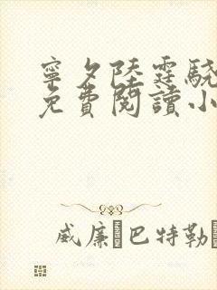 宁夕陆霆骁全文免费阅读小说