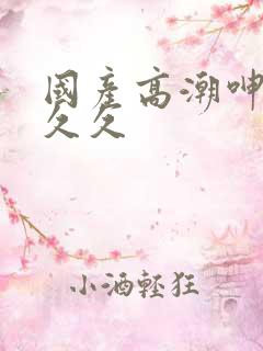 国产高潮呻吟久久久