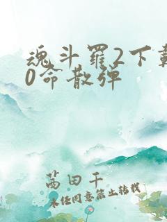 魂斗罗2下载30命散弹