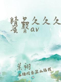 精品久久久久久蜜臀av