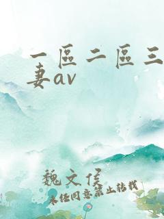 一区二区三区人妻av