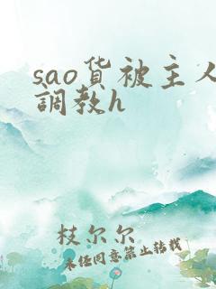 sao货被主人调教h