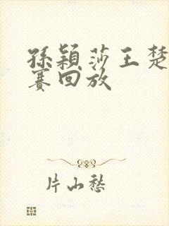 孙颖莎王楚钦比赛回放
