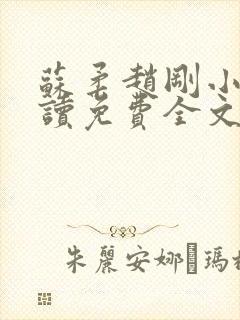 苏柔赵刚小说阅读免费全文最新章节