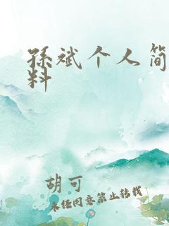 孙斌个人简介资料