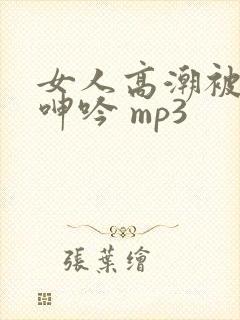 女人高潮被爽到呻吟 mp3