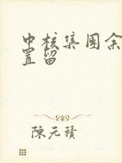 中核集团余剑锋置留