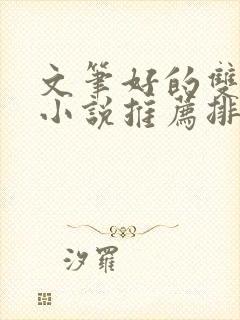 文笔好的双男主小说推荐排行榜