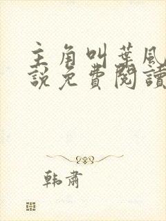 主角叫叶风的小说免费阅读