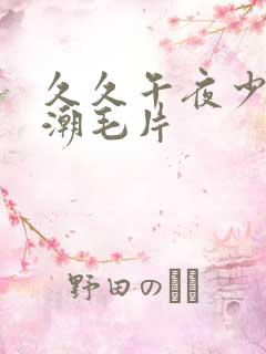 久久午夜少妇高潮毛片