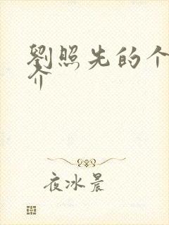 刘照先的个人简介