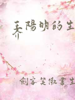 王阳明的生平简介