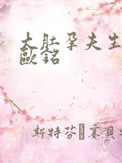 大肚孕夫生生生欧铭