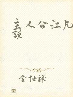 主人公江凡的小说
