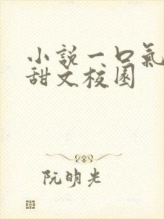 小说一口气看完甜文校园