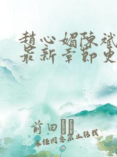 赵心媚陈斌小说最新章节更新