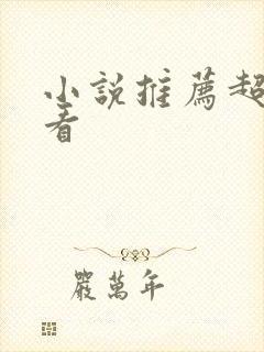 小说推荐超级好看