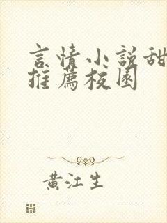 言情小说甜宠文推荐校园