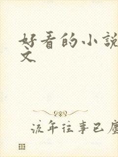 好看的小说甜宠文